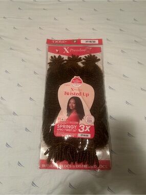 X-Pression Twisted Up Springy Afro Twist - Brown (2T1B/30)